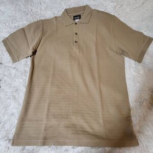 Weekendz off short sleeve tan heavy knit tee t-shirt  L